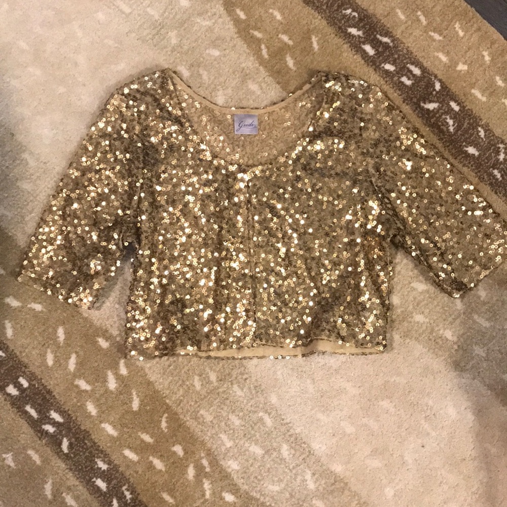 Gudi sequin shrug